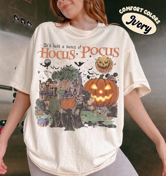 Other - Dsney Halloween Shirt, Its Just A Bunch Of Hocus Pocus Tee